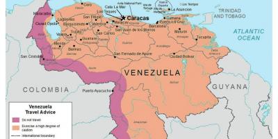 ונצואלה במפה
